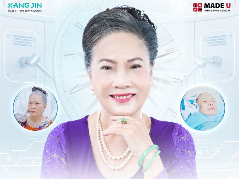 Hành trình tân trang nhan sắc U80 của cô Thu Hồng