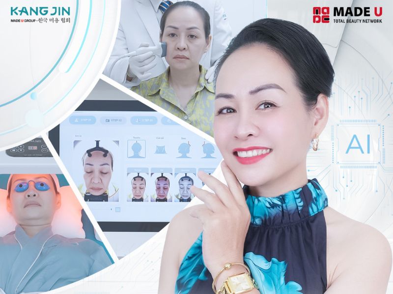 Trả lại 10 năm tuổi xuân cho chị Kim Loan sau khi trẻ hóa da bằng KangJin Maxcollagen Diamond Siêu Vi Điểm 